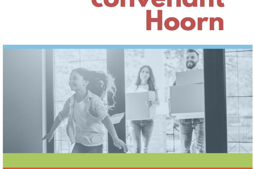 Foto van voorzijde omslag van het Woningbouw Convenant Hoorn.
